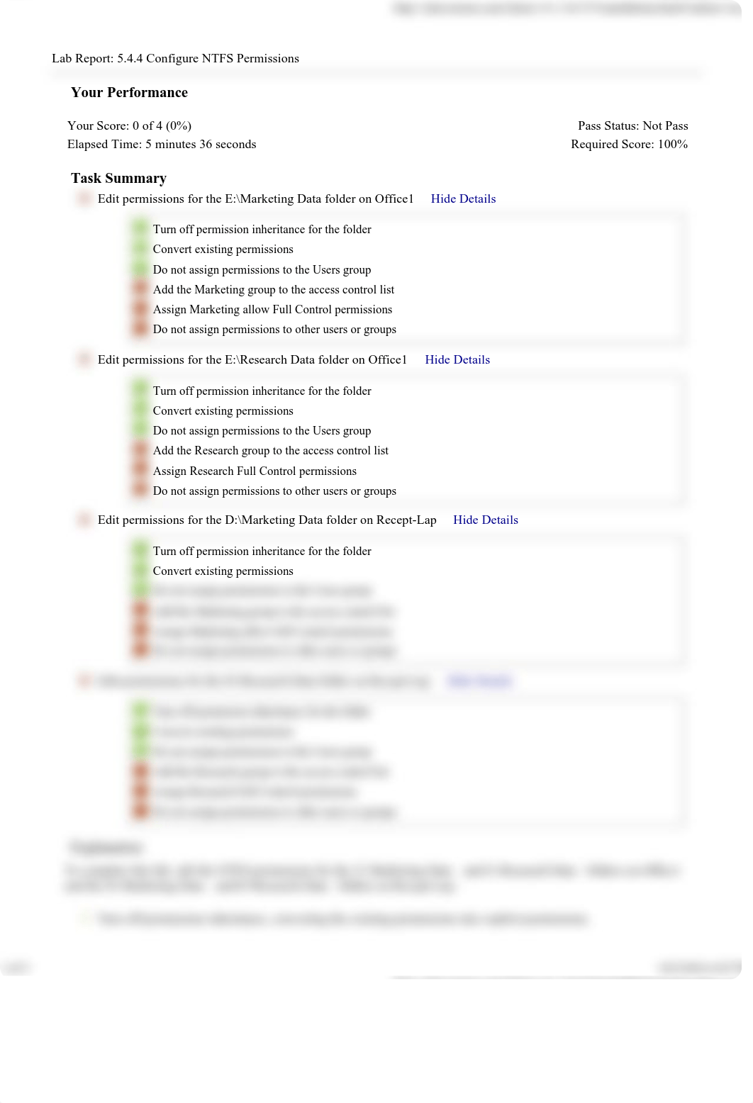 Lab Report 5.4.4 Configure NTFS Permissions_d7wtsq63c5u_page1