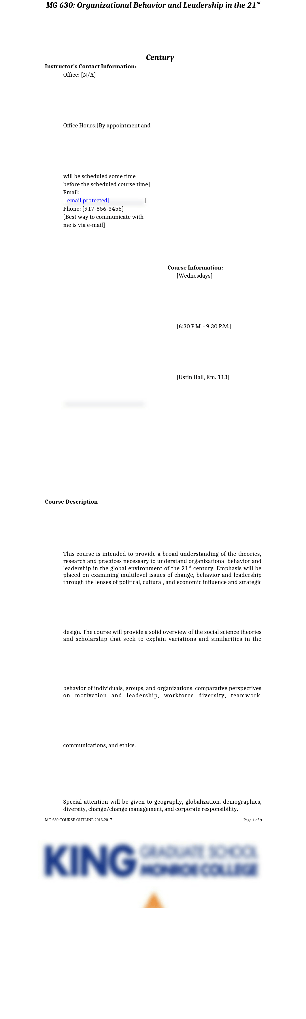 MG 630  Organizational Behavior  Leadership in the 21st Century - Spring 2017(2)_d7wufqz7uxi_page1