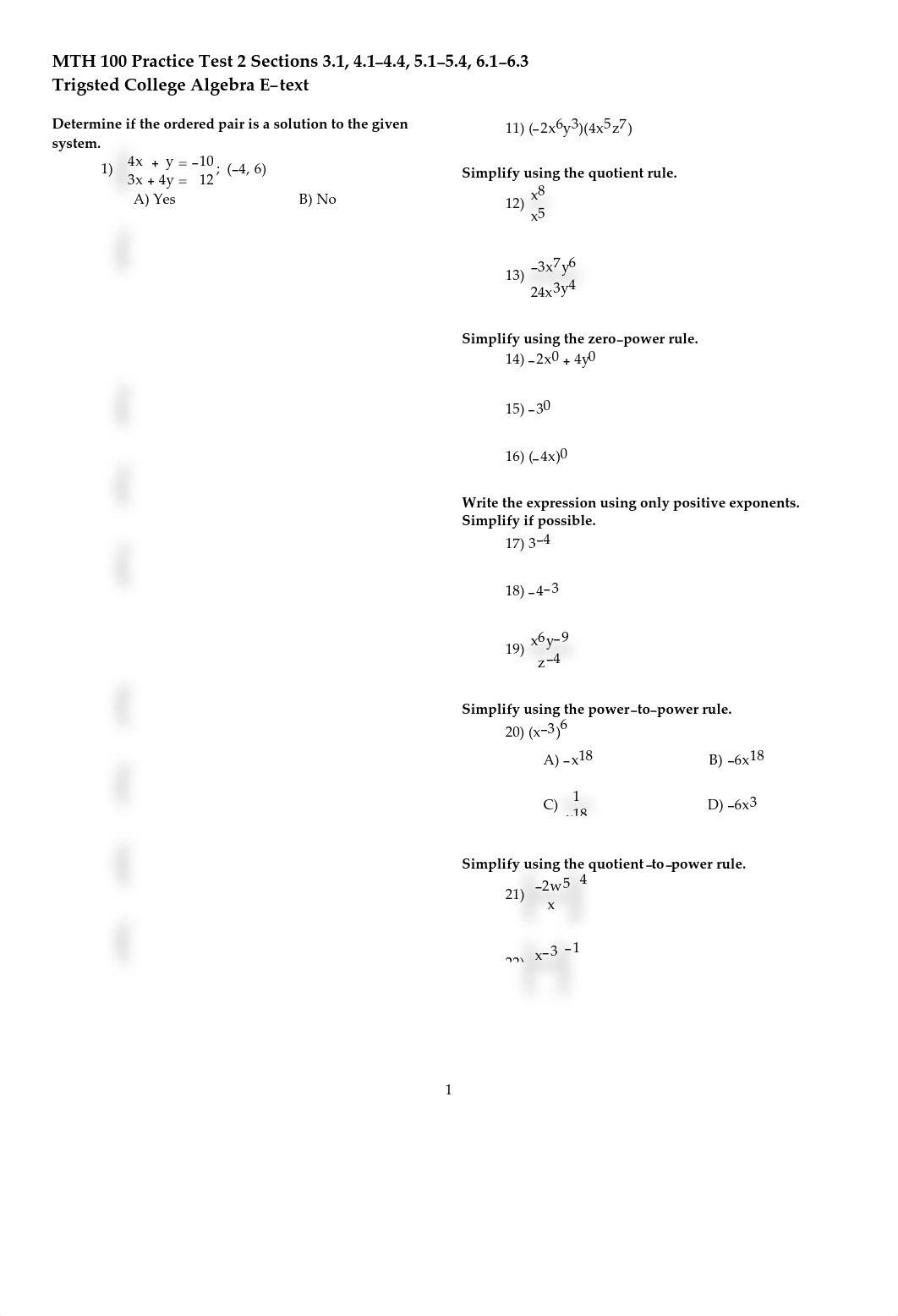 Practice Test 2 on Precalculus_d7wwdsubu4s_page1