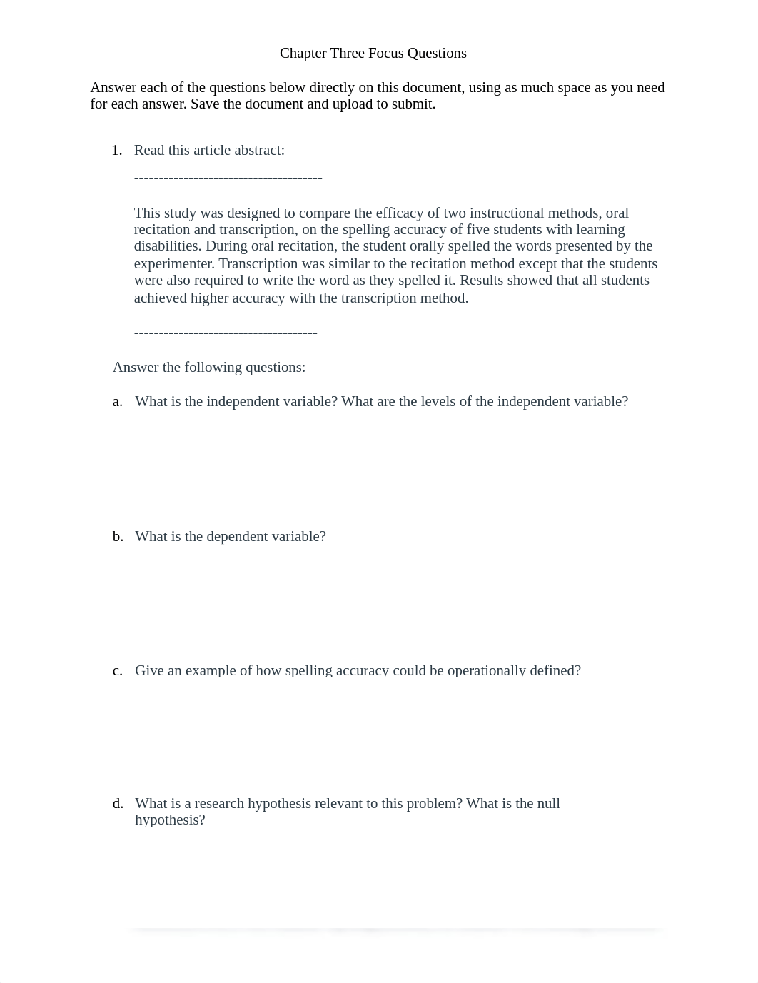 EDUC 505 Chapter Three Focus Questions.docx_d7x4oys174z_page1