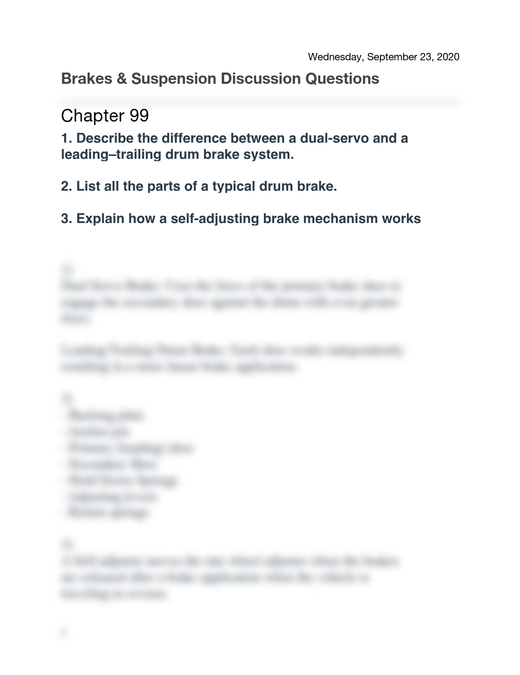 Brakes:Sus Chapter 99 Discussion Questions.pdf_d7x7jzh40ji_page1