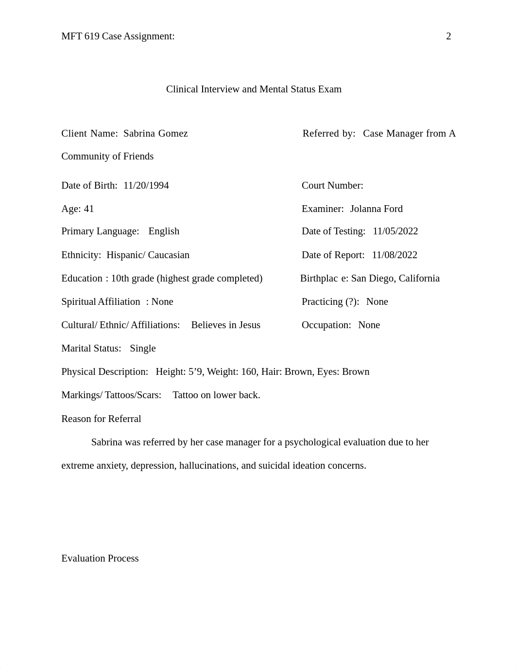 J. Ford MFT619 Case Assignment - Clinical Interview!.docx_d7xmprvuy0y_page2