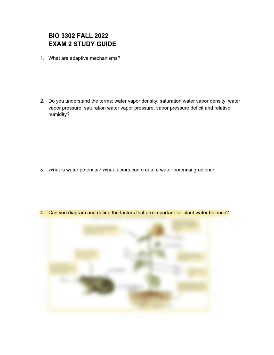 Ecology Exam 2 Study Guide.pdf_d7xrh96jbk7_page1