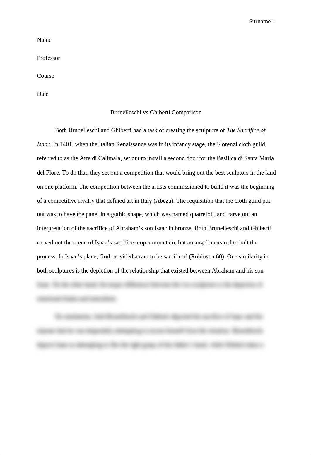 Brunelleschi vs Ghiberti - 2 Pages MLA.docx_d7y2pmi0wqa_page1