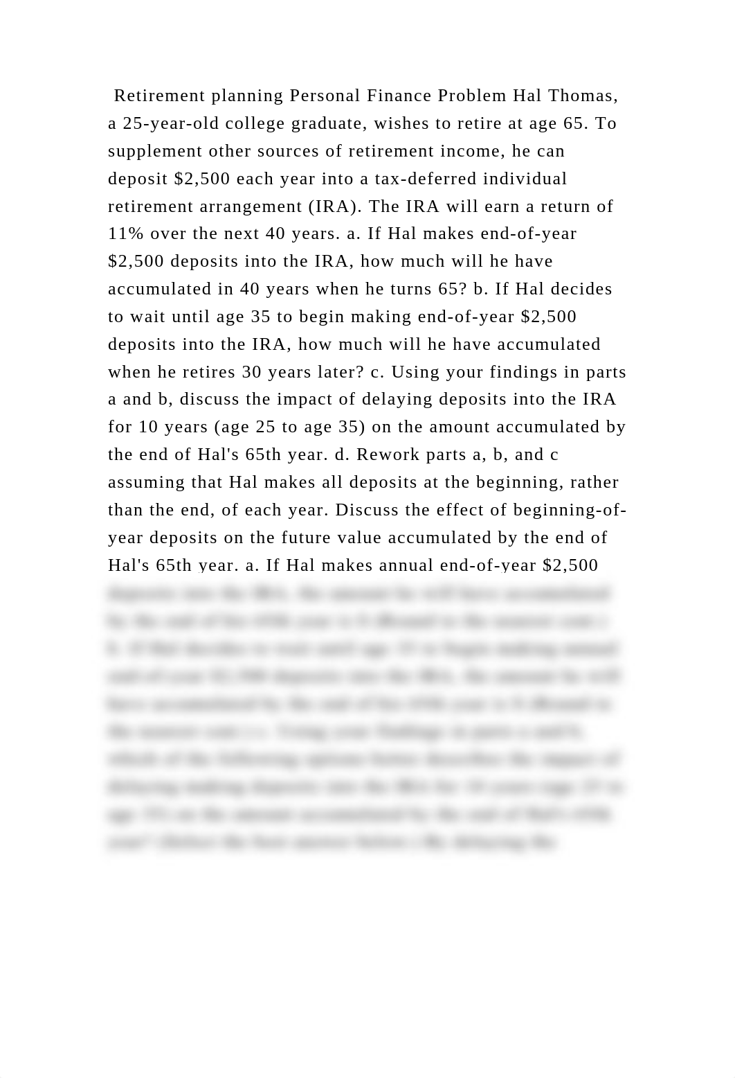 Retirement planning Personal Finance Problem Hal Thomas, a 25-year-ol.docx_d7ycmnuszp3_page2