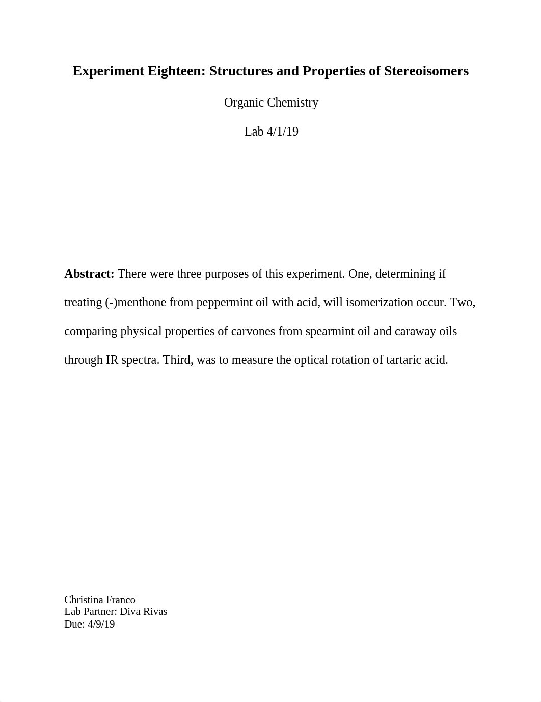 Experiment 18 orgo.docx_d7yguvomh8s_page1