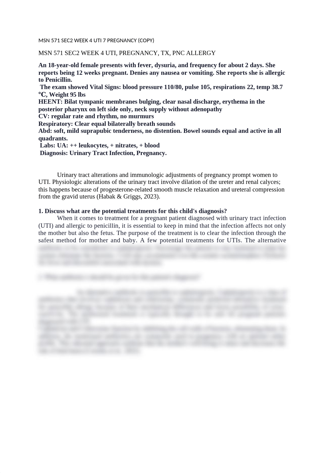 MSN 571 SEC2 WEEK 4 UTI 7 PREGNANCY (copy).docx_d7yiw7q52pb_page1
