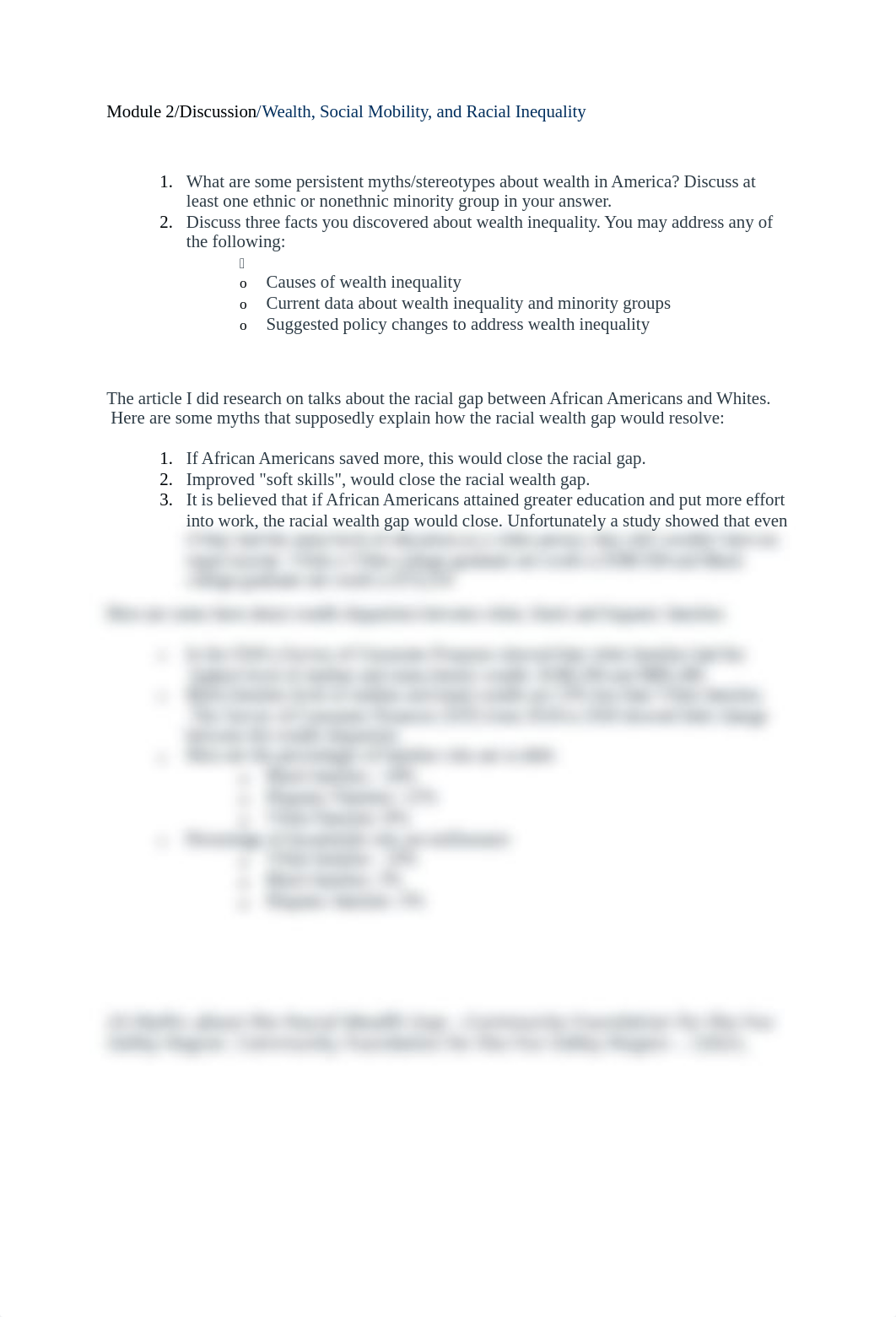 Module 2:Discussion:Wealth, Social Mobility, and Racial Inequality.docx_d7ylkyyz8di_page1