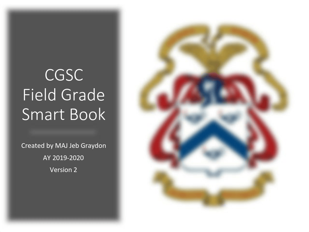 CGSC FGSB (Field Grade Smart Book) V2 Graydon.pdf_d7yn9v0a8rk_page1