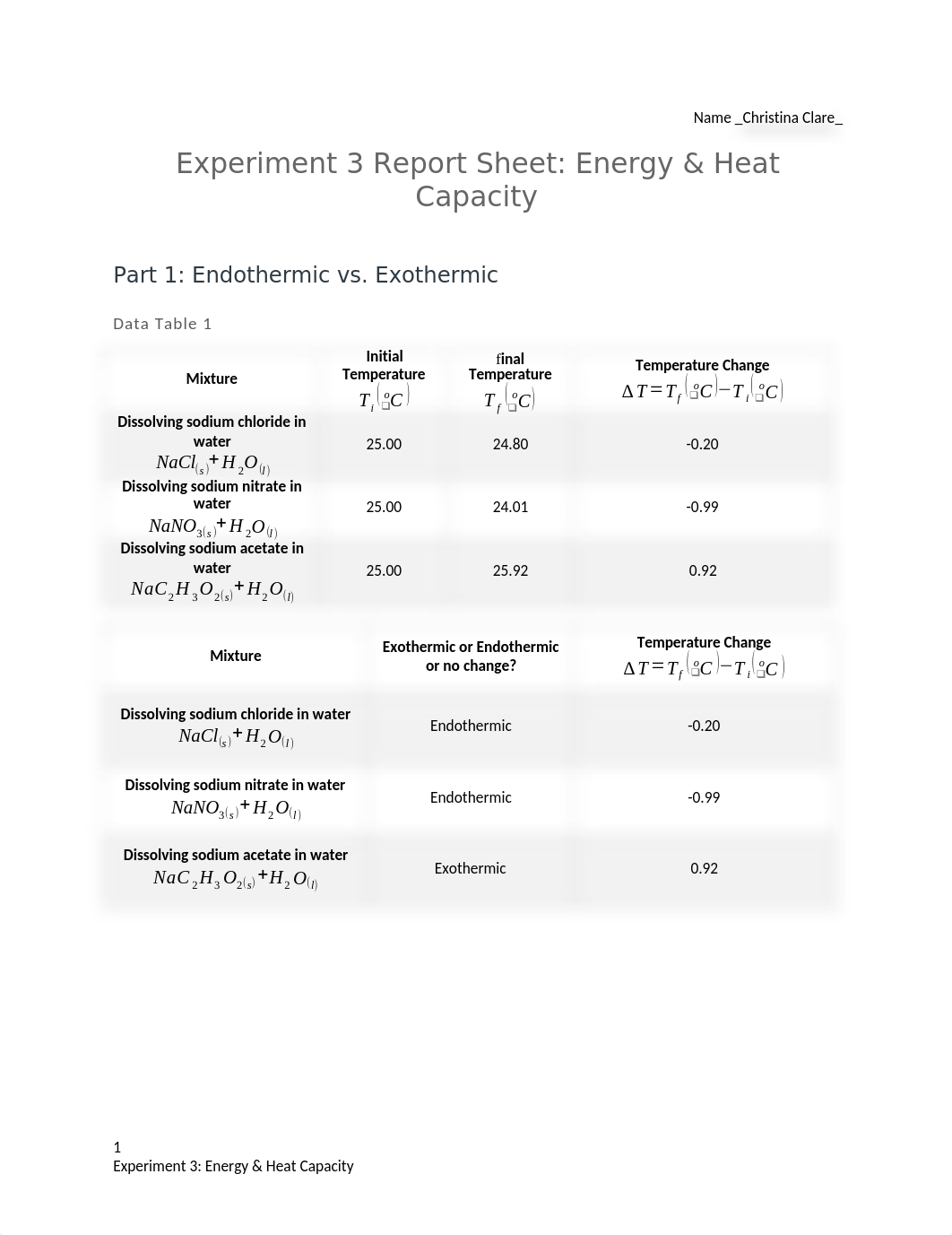 Experiment 3 Report Sheet Completed - Energy & Heat Capacity.docx_d7yy228ll3o_page1