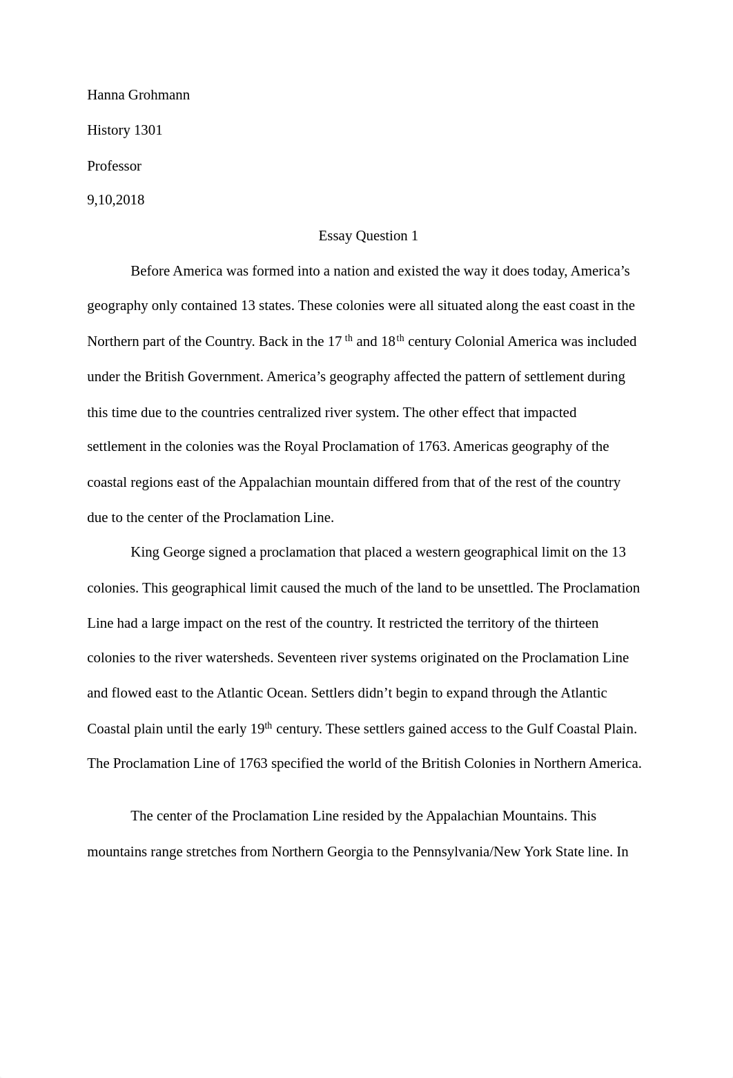 History 1301 Essay 1 Question .pdf_d7yy37owtuh_page1