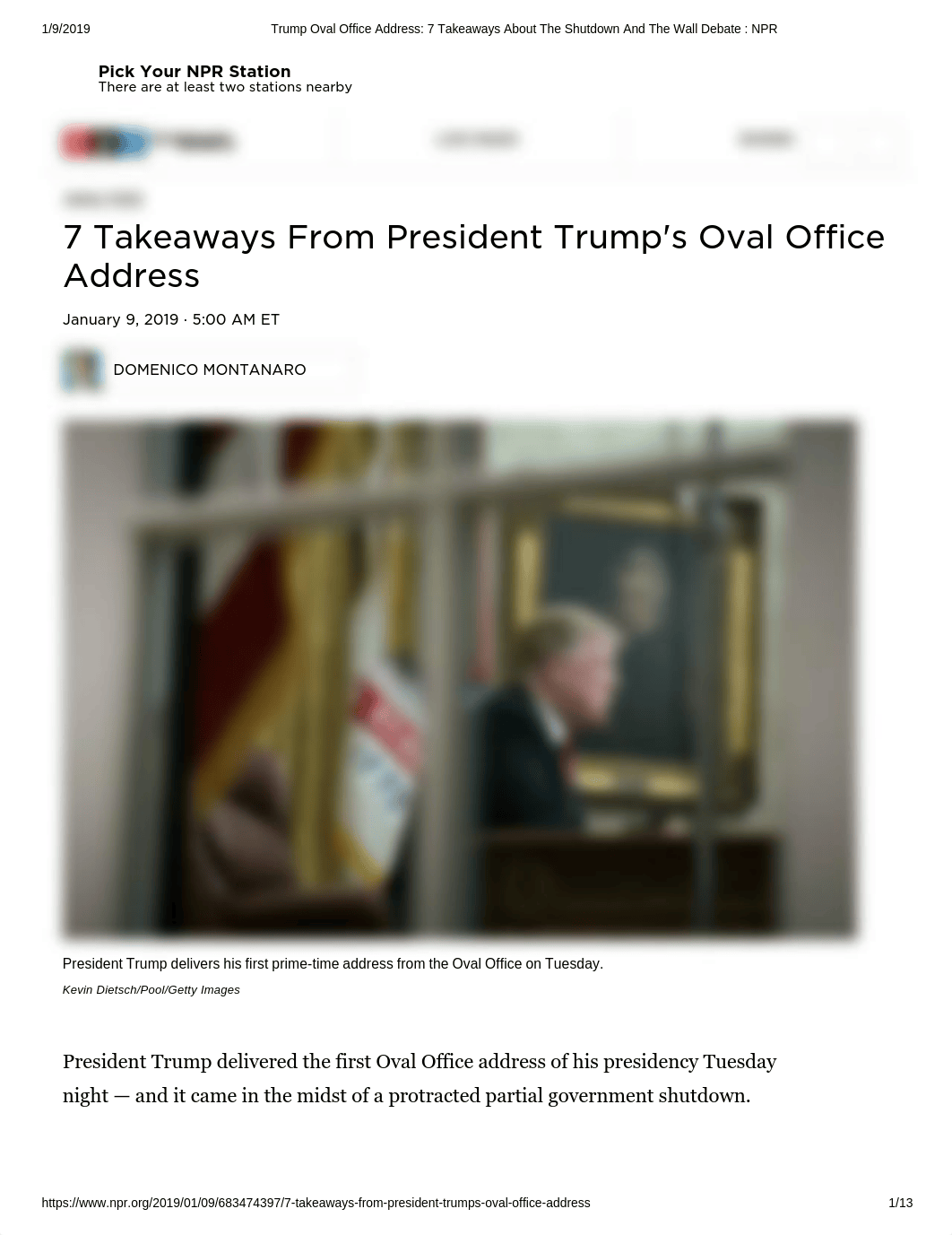 Trump Oval Office Address_ 7 Takeaways About The Shutdown And The Wall Debate _ NPR.pdf_d7zit2jk6dd_page1