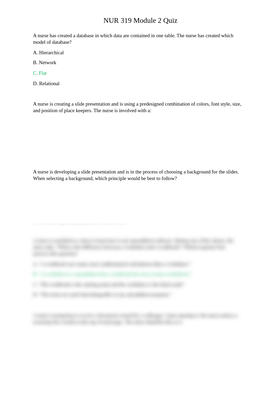 NUR 319 Module 2 Quiz.docx_d7zjgn3zb5w_page1
