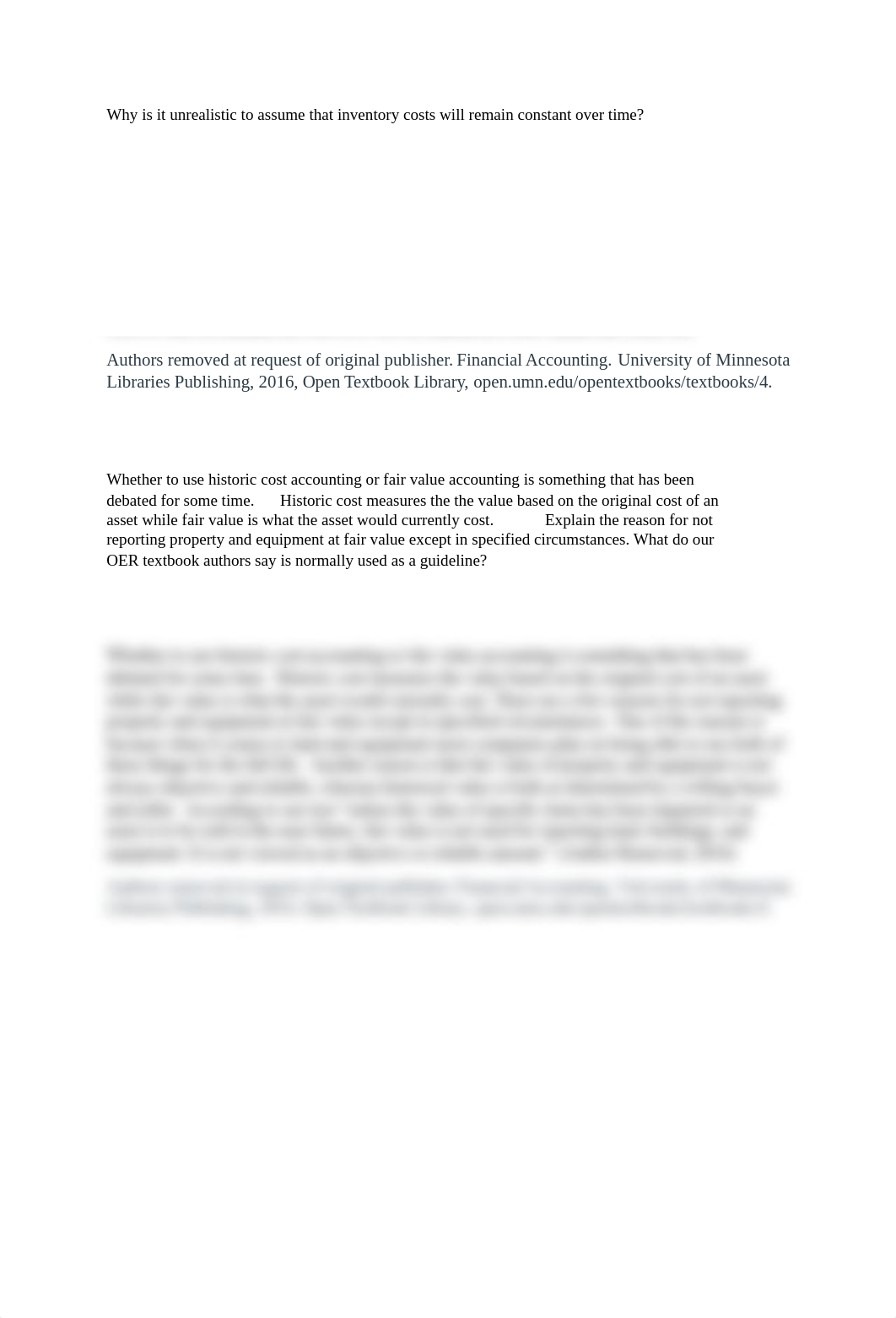 Why is it unrealistic to assume that inventory costs will remain constant over time.docx_d7zpntpx23x_page1