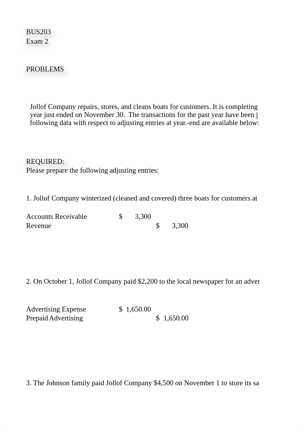 BUS203 Exam 2 Problems SOLUTIONS.xlsx_d7zr1l96wv6_page1