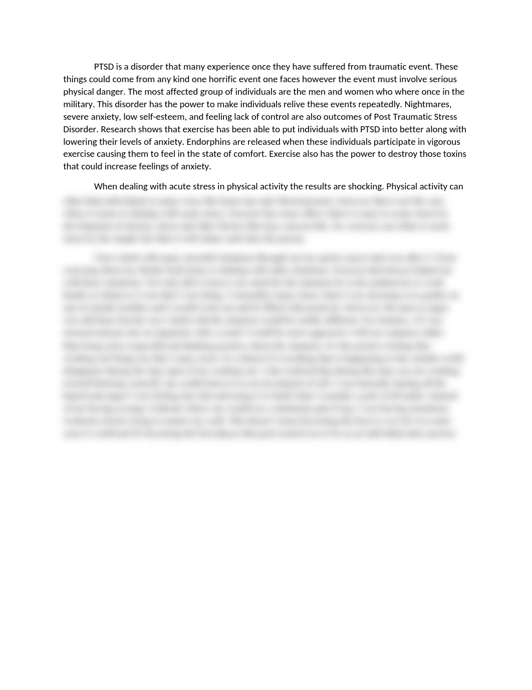 PTSD is a disorder that many experience once they have suffered from traumatic event.docx_d806vdx9nm3_page1