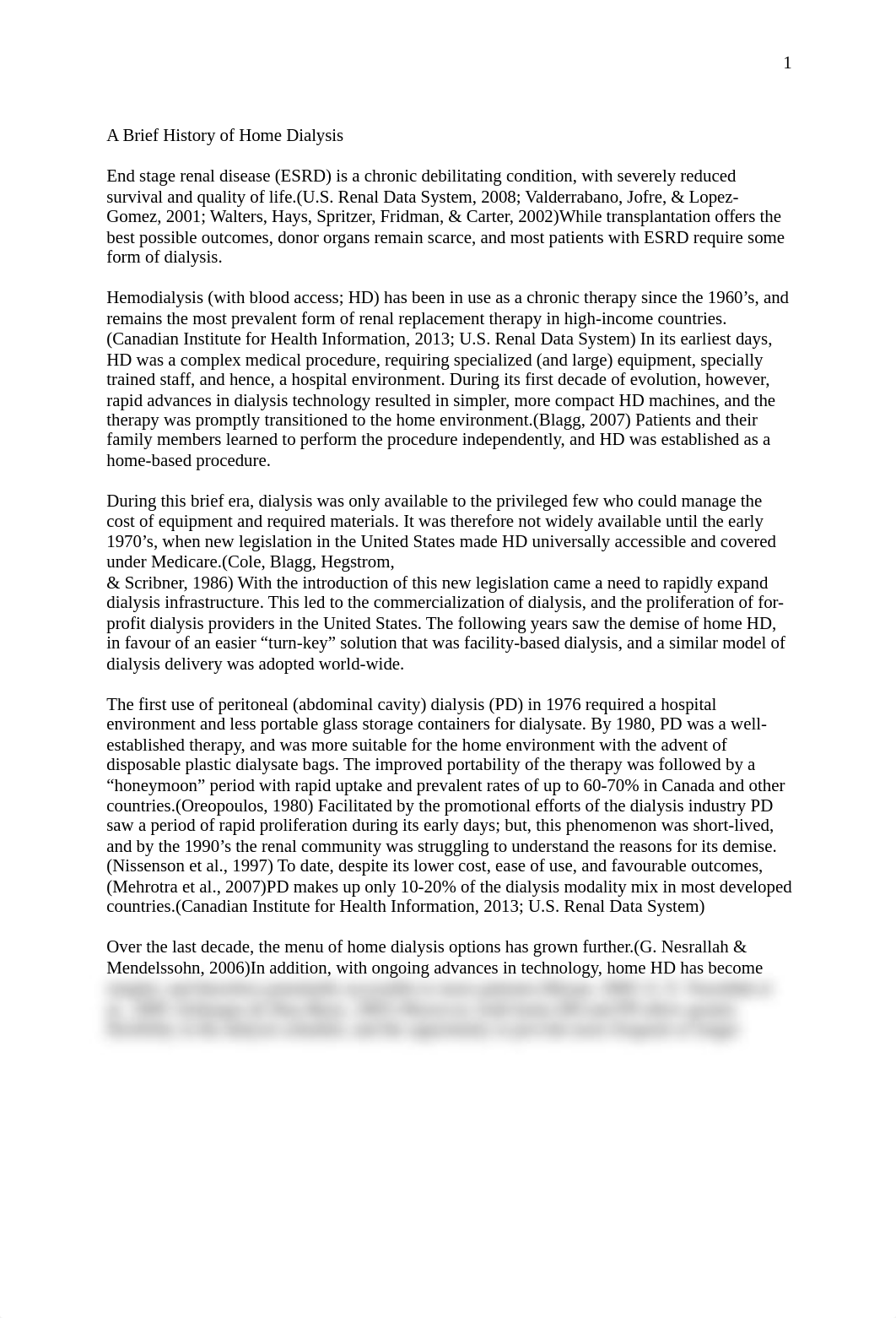 A Brief History of Home Dialysis.docx_d80p0g169n2_page1