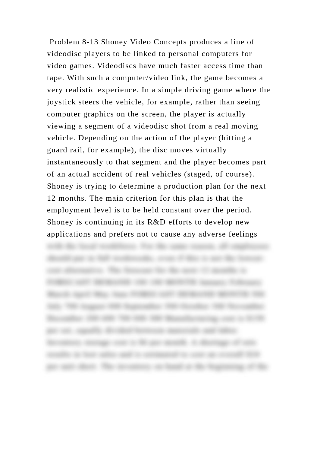 Problem 8-13 Shoney Video Concepts produces a line of videodisc playe.docx_d80qjl4oxjr_page2