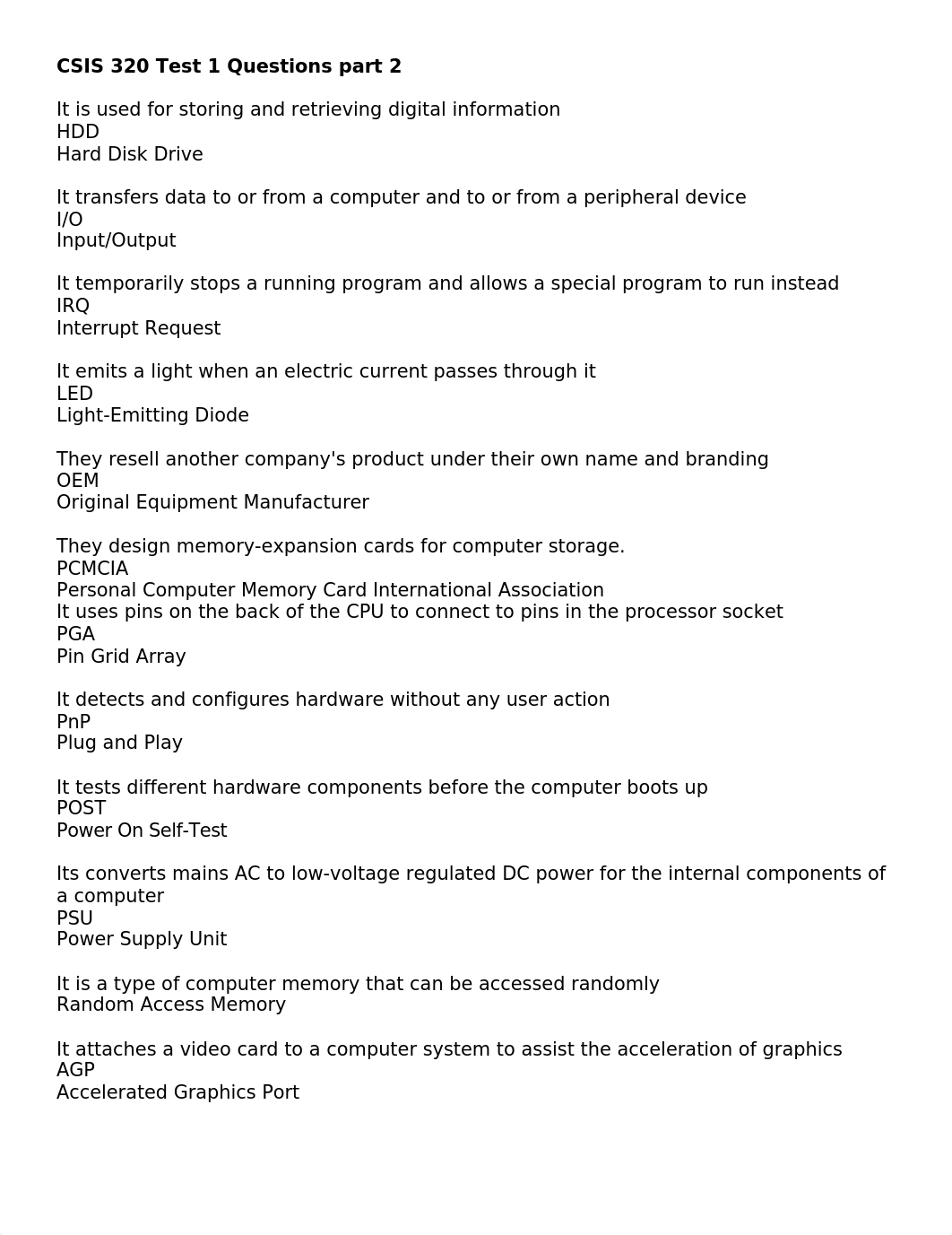 CSIS 320 Test 1 Questions part 2_d8101k6kyho_page1