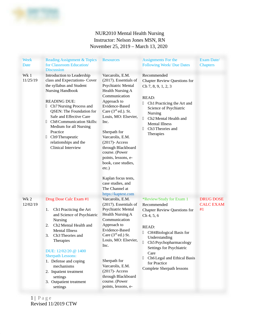 NUR2010 Mental Health Weekly Calendar.docx_d8135s4aia9_page1