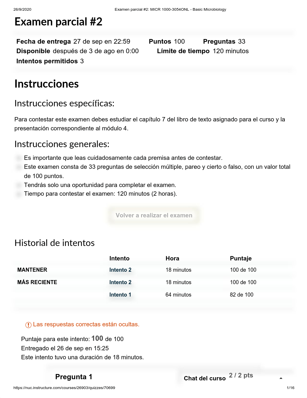 MICROExamen parcial #2_ MICR  1000-3054ONL - Basic Microbiology100.pdf_d8142mtsuck_page1