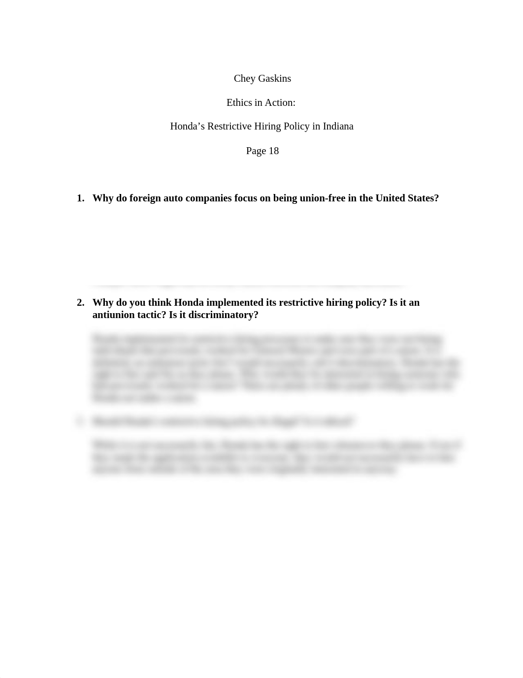 Week 1 - Ethics In Action - Honda's Hiring Policy.docx_d815tox1mta_page1