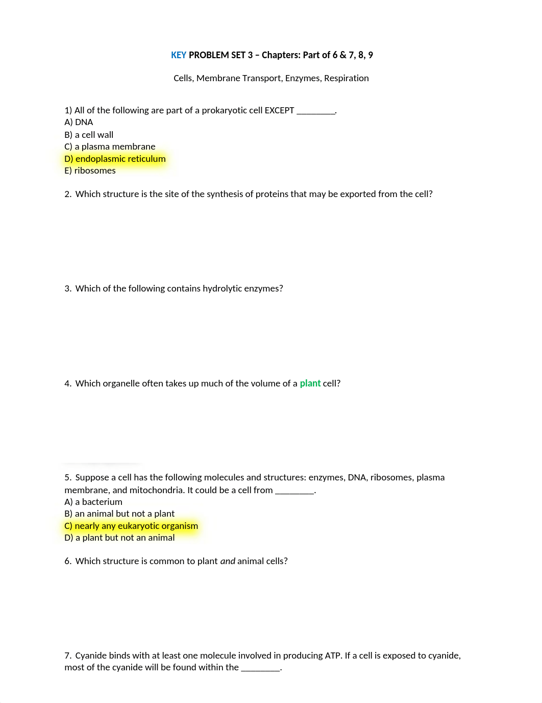 KEY Problem Set 3 - Membrane Transport  Respiration.docx_d816k2uqz1r_page1