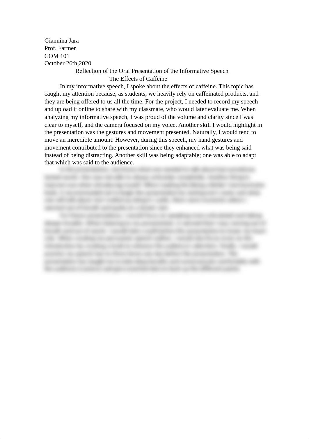 Reflection of Oral presentation .docx_d81b8f4rqde_page1