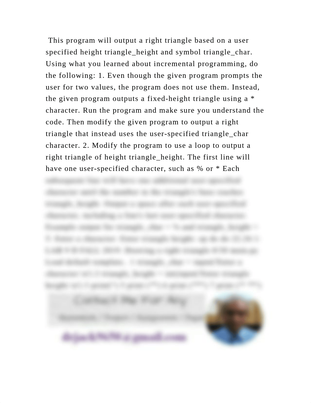 This program will output a right triangle based on a user specified h.docx_d81rdz7htsf_page2