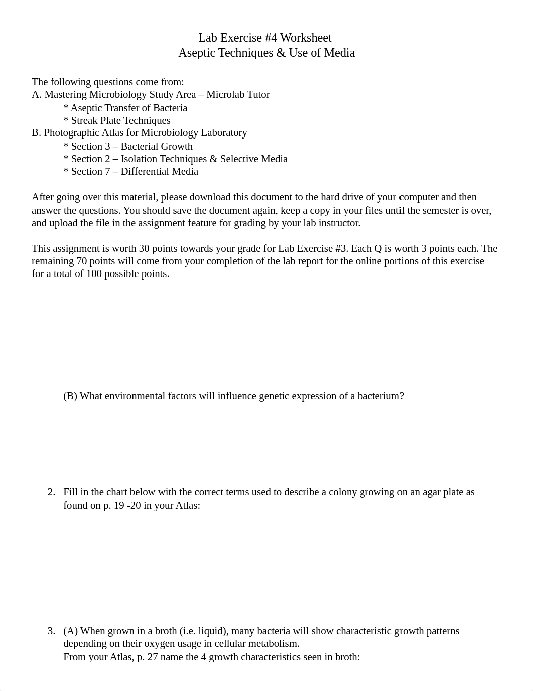 FA20 Lab Exercise #4 Worksheet on Aseptic Technique  (1).docx_d81ucyoxurk_page1