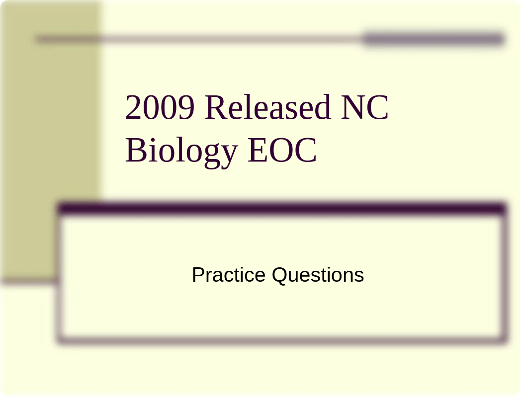 2009_Released_NC_Biology_EOC.ppt_d8203xz98yz_page1