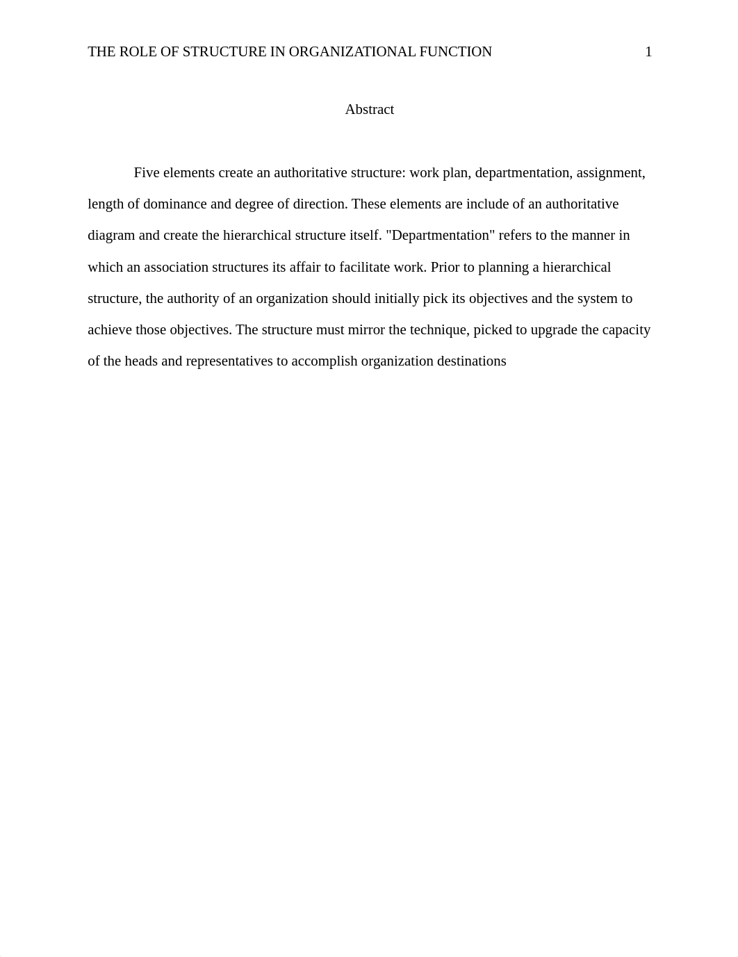 THE ROLE OF STRUCTURE IN ORGANIZATIONAL FUNCTION_d822a7bpssr_page1