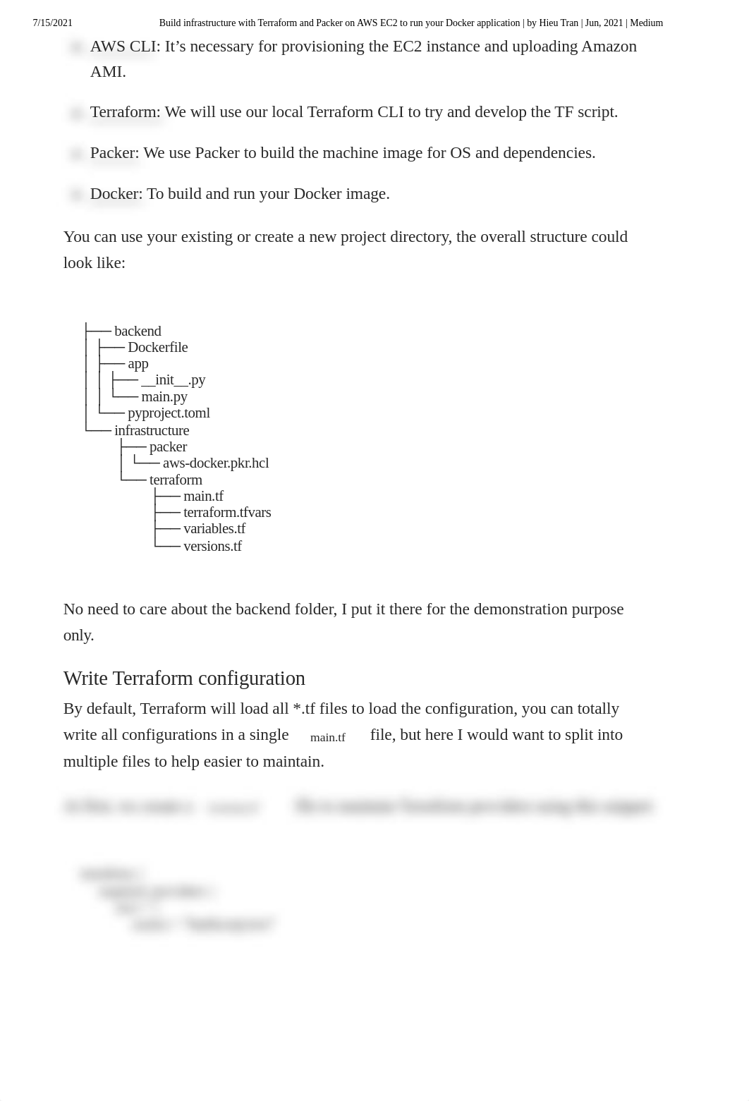 Build infrastructure with Terraform and Packer on AWS EC2 to run your Docker application _ by Hieu T_d82f2dsp8dj_page3