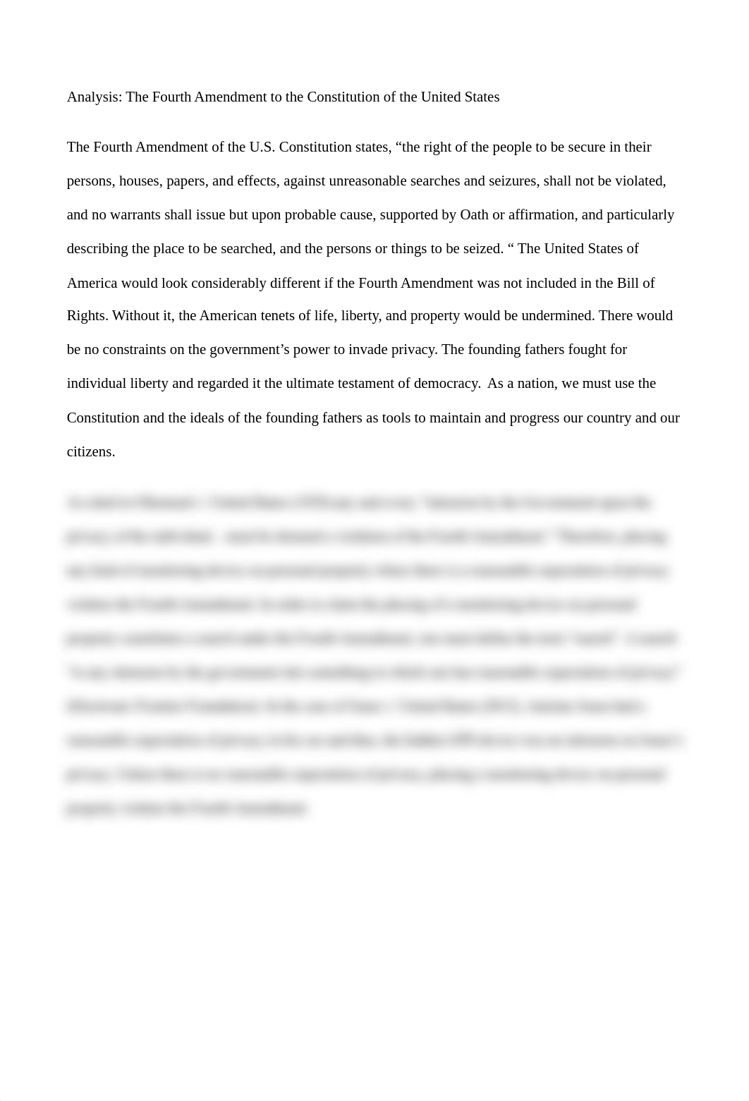 Fourth Amendment- An Analysis_d83aja5j4hn_page1