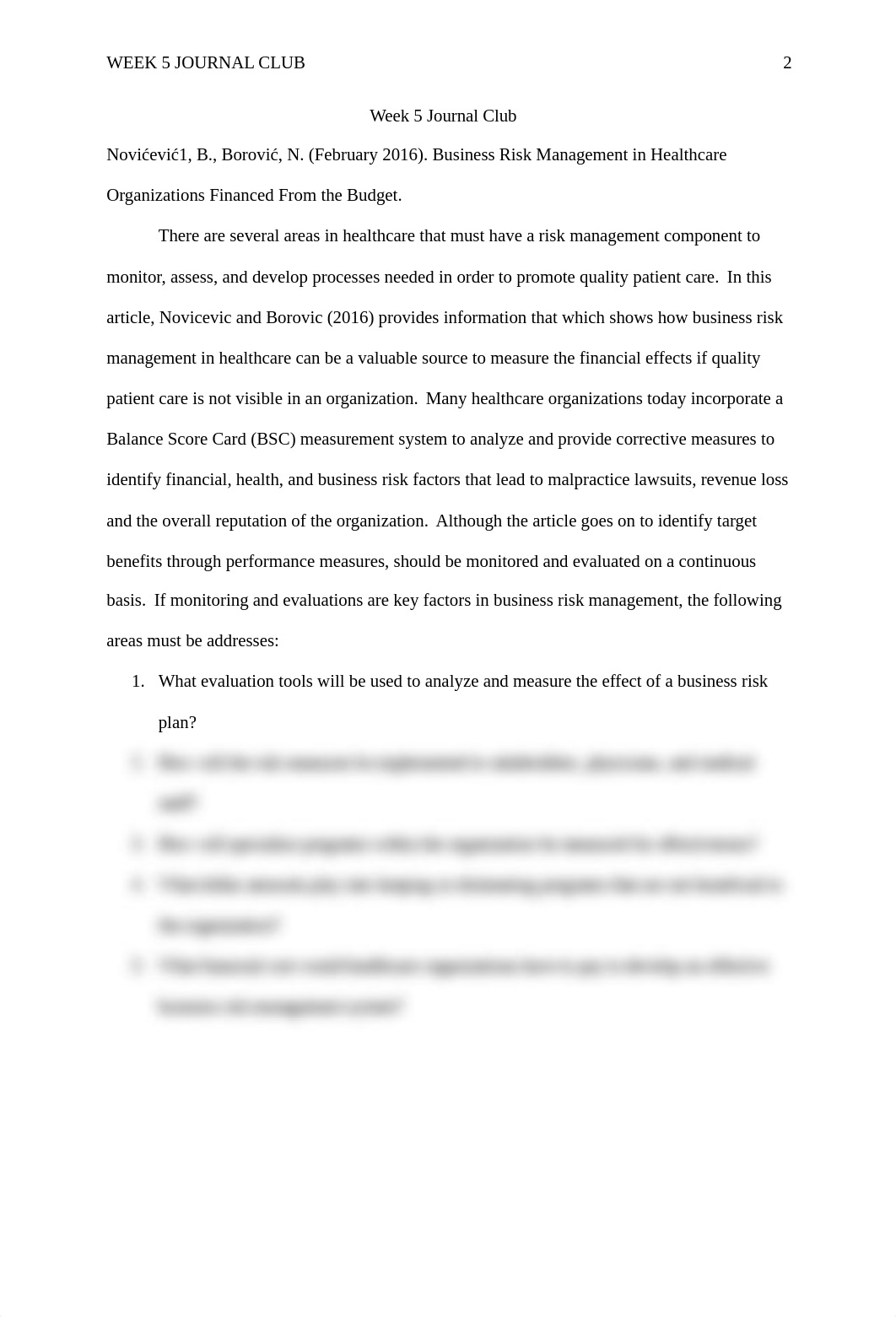 HCM 620 Dolores.Bell Unit 5 Journal Club (1).docx_d83q95otutu_page2