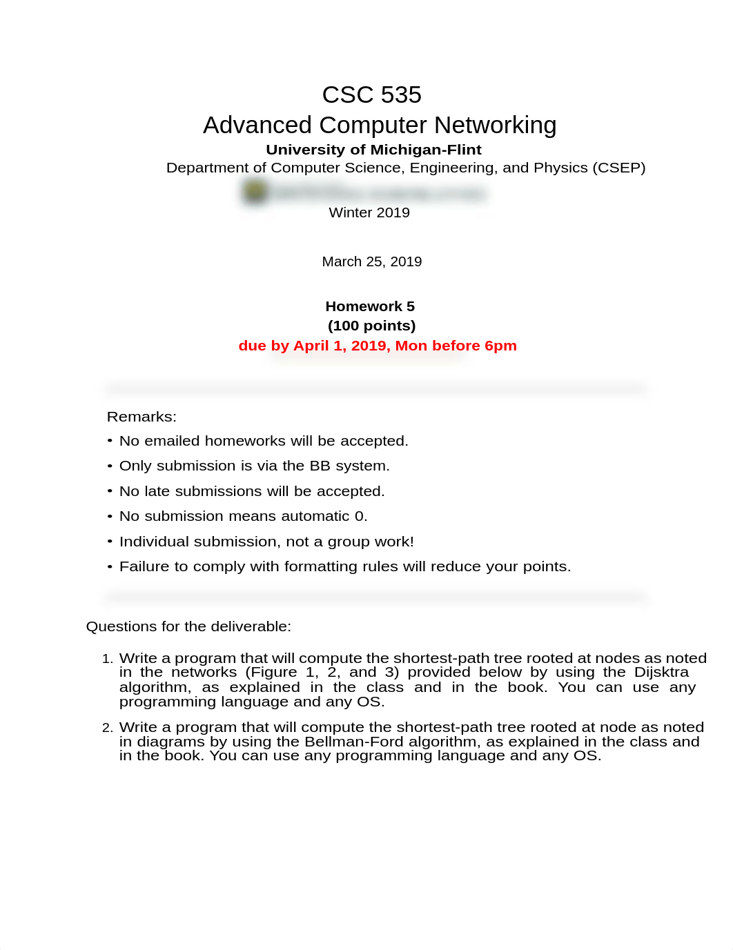 CSC535 Winter 2019 Homework 5 Questions.pdf_d83sfyg2e7a_page1