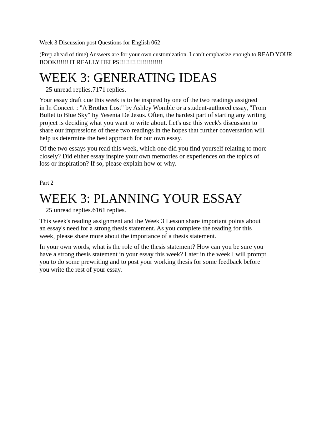 Week 3 Discussion post Questions for English 062.docx_d840uiv22ho_page1