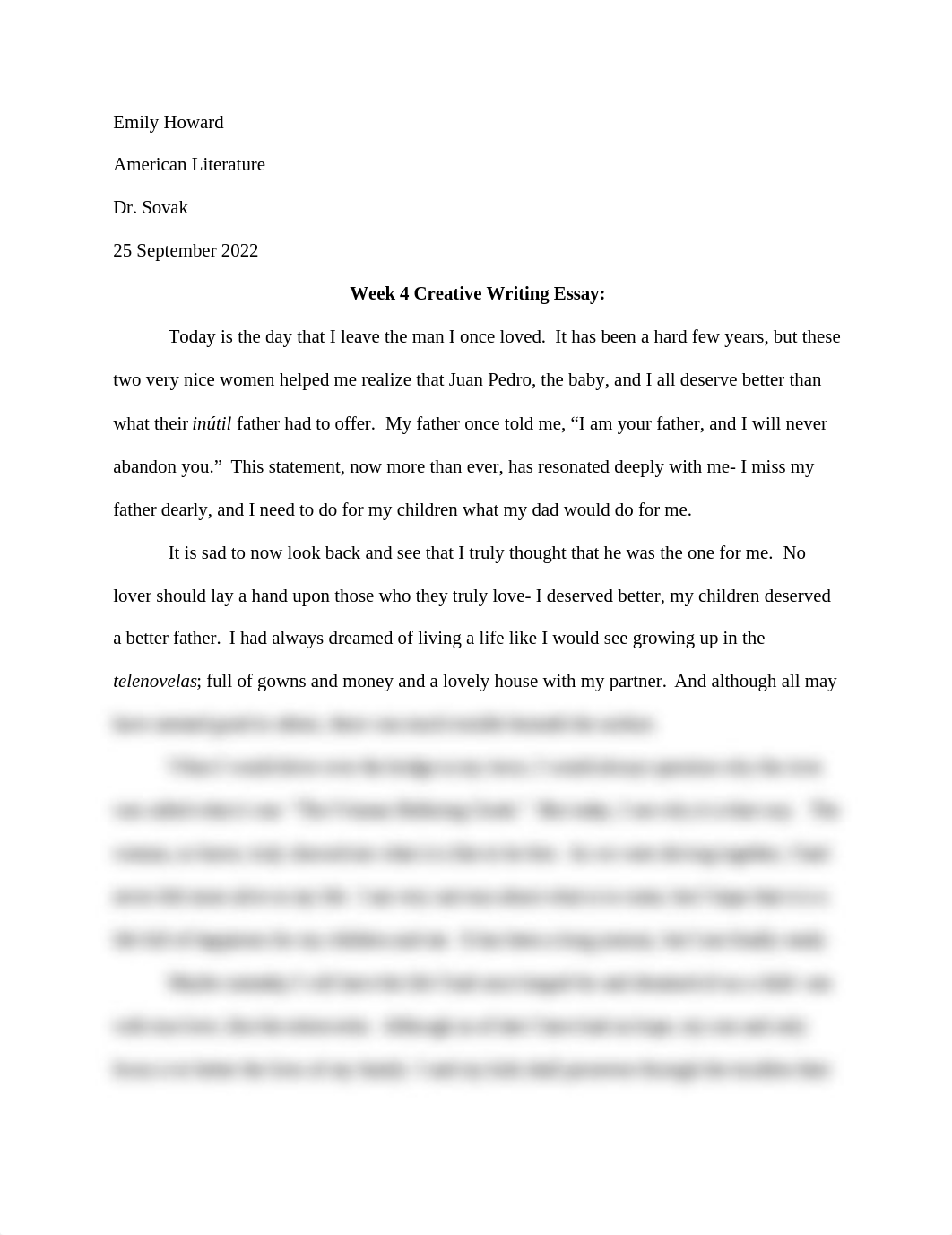 Week 4 Creative Writing Essay.docx_d849j2j1zjk_page1