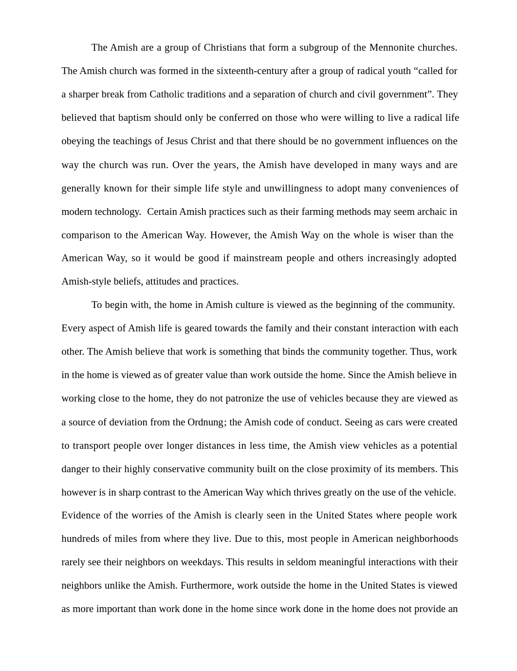 The Amish Way - Informal Essay_d84ha13qsr1_page1