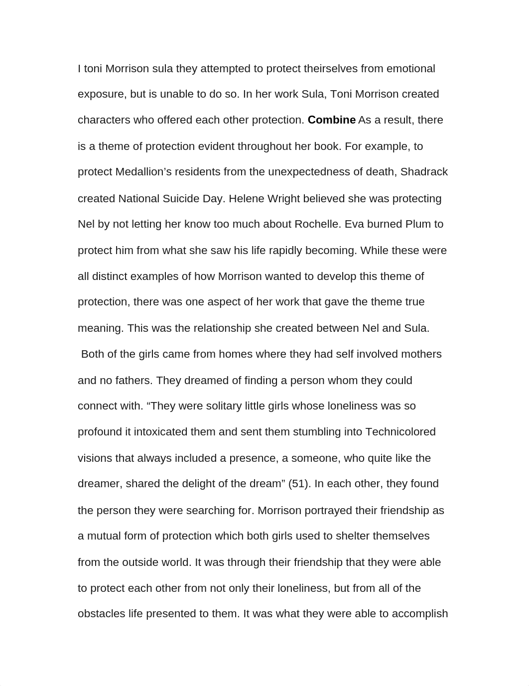 I toni Morrison sula they attempted to protect theirselves from emotional exposure_d84icanq83i_page1