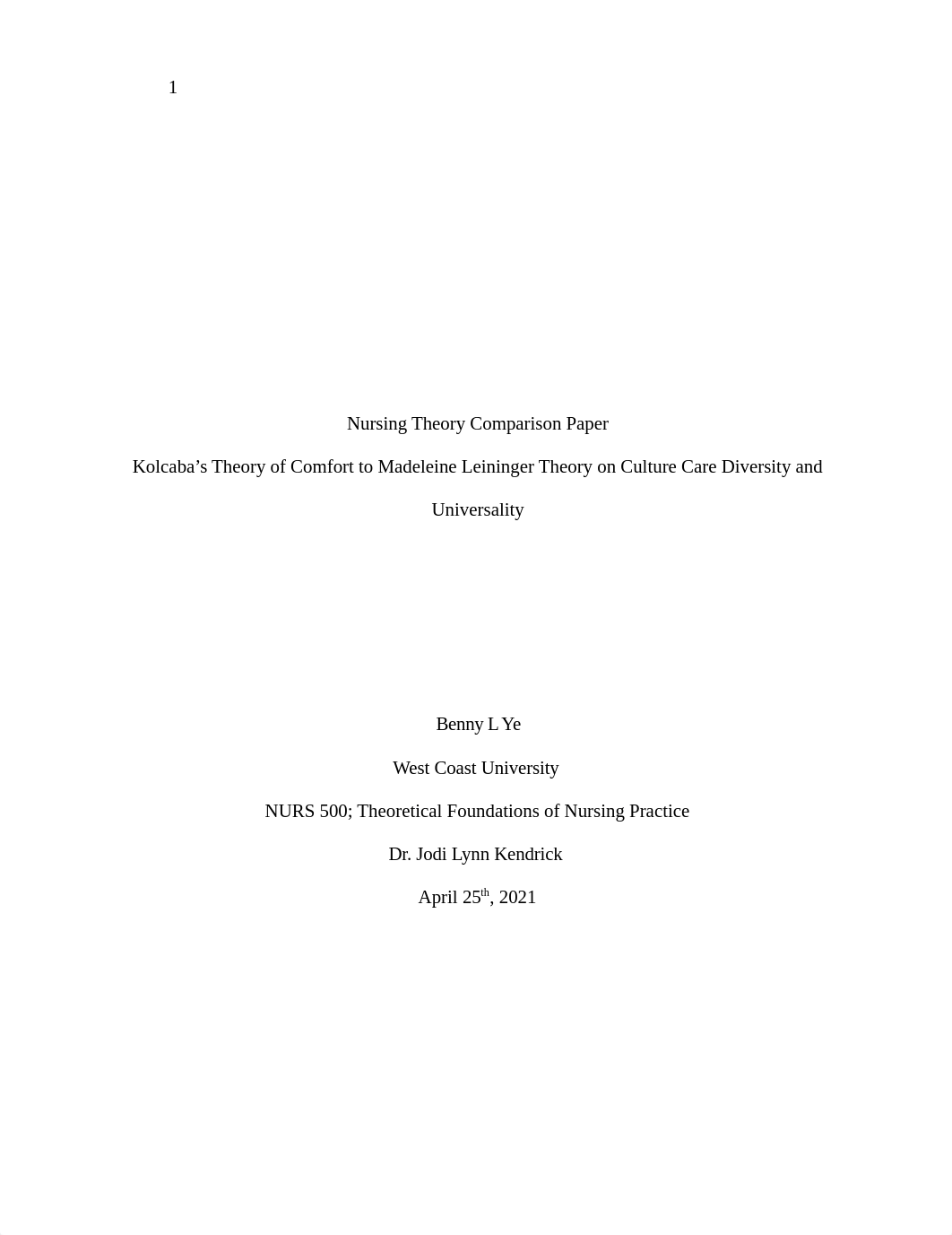 Nursing Theory Comparison Paper.docx_d84lau7z13s_page1