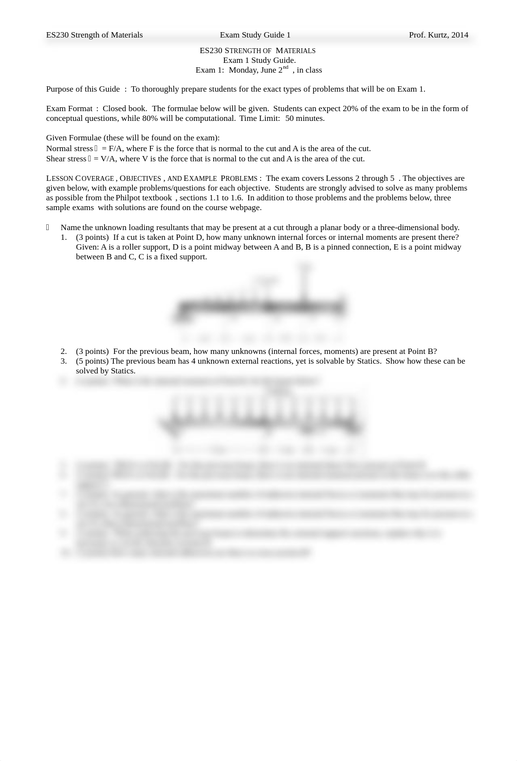 ES230-Exam-1-Study-Guide on Strength of Materials_d84xe1kcpf4_page1