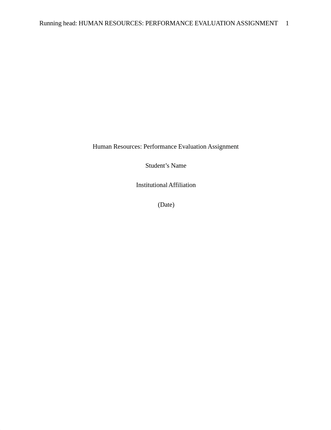 Human Resources Performance Evaluation Assignment.docx_d8528vb6bqv_page1