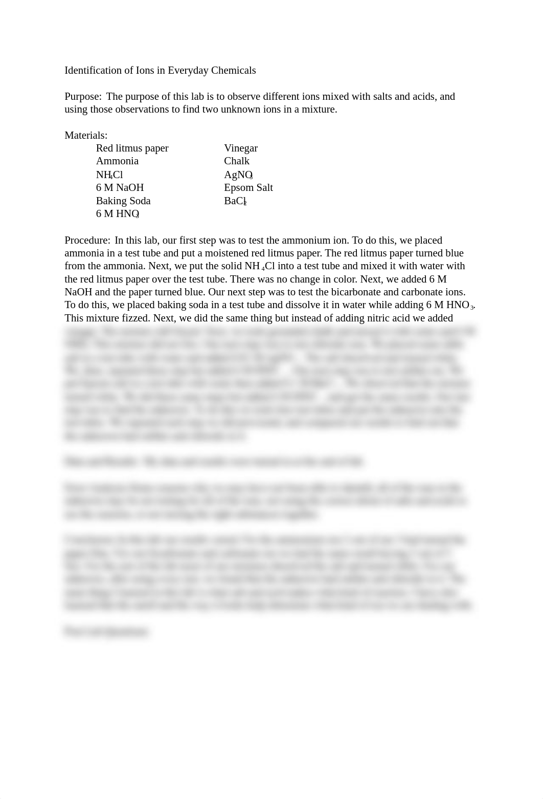 Identification of Ions in Everyday Chemicals Lab Report_d852iw7cpl1_page1