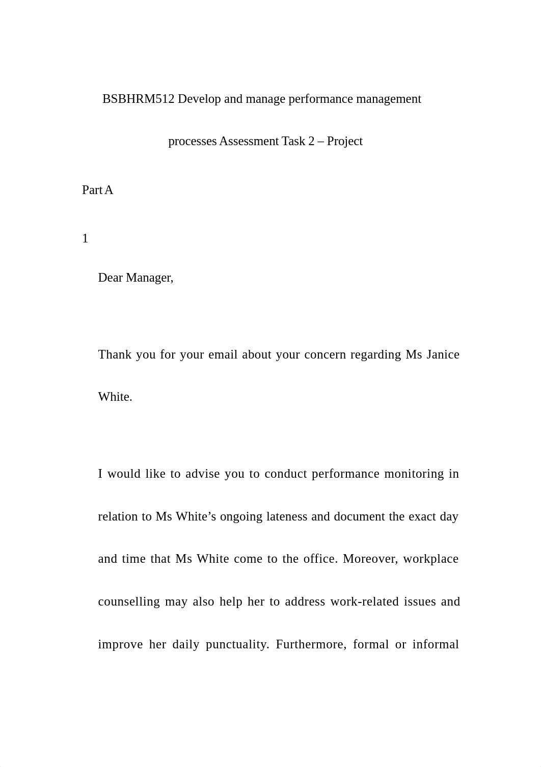 BSBHRM512 Develop and manage performance management processes Assessment Task 2.docx_d854s9x4f6d_page1