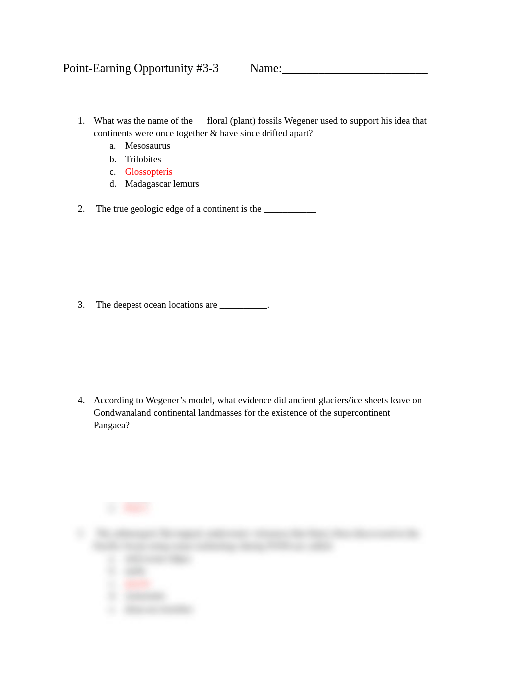 Plate Tectonics Pop Quiz FALL2019 ANSWER KEY.docx_d85jw81zkyh_page1