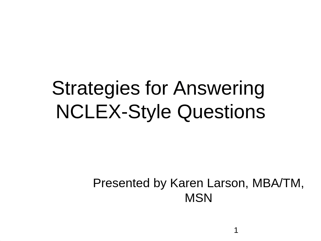 Strategies for Answering NCLEX questions_d85p5sh4cod_page1