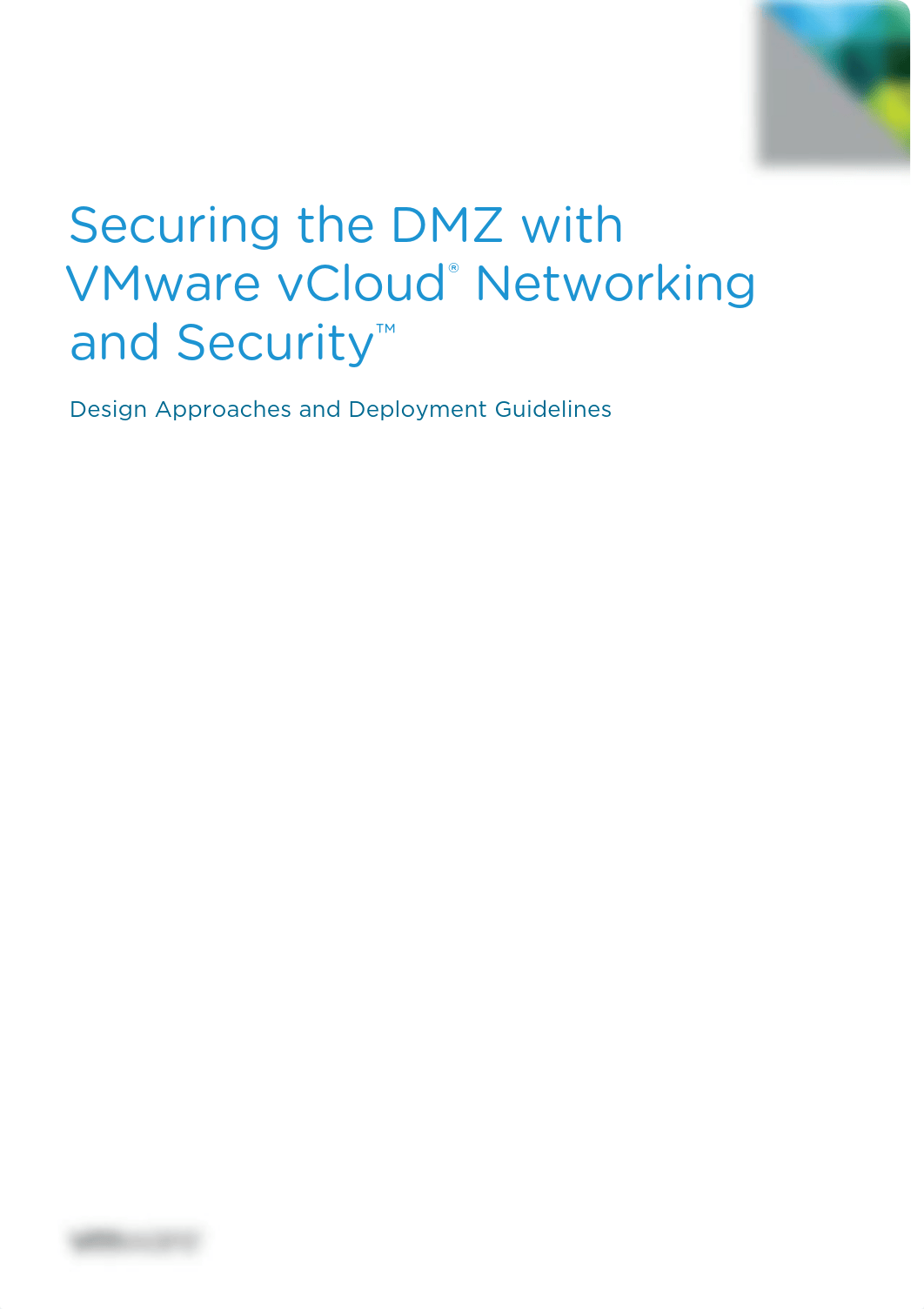 Securing the DMZ with VMware vCloud Networking and Security_d85qmk17byx_page1