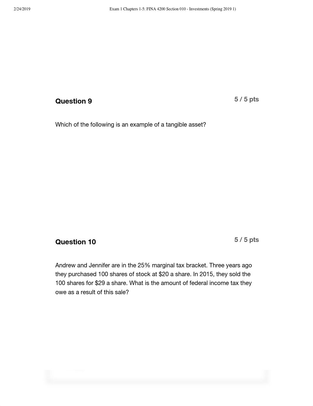 Exam 1 Chapters 1-5_ FINA 4200 Section 010 - Investments (Spring 2019 1).pdf_d85sfx7zfau_page4