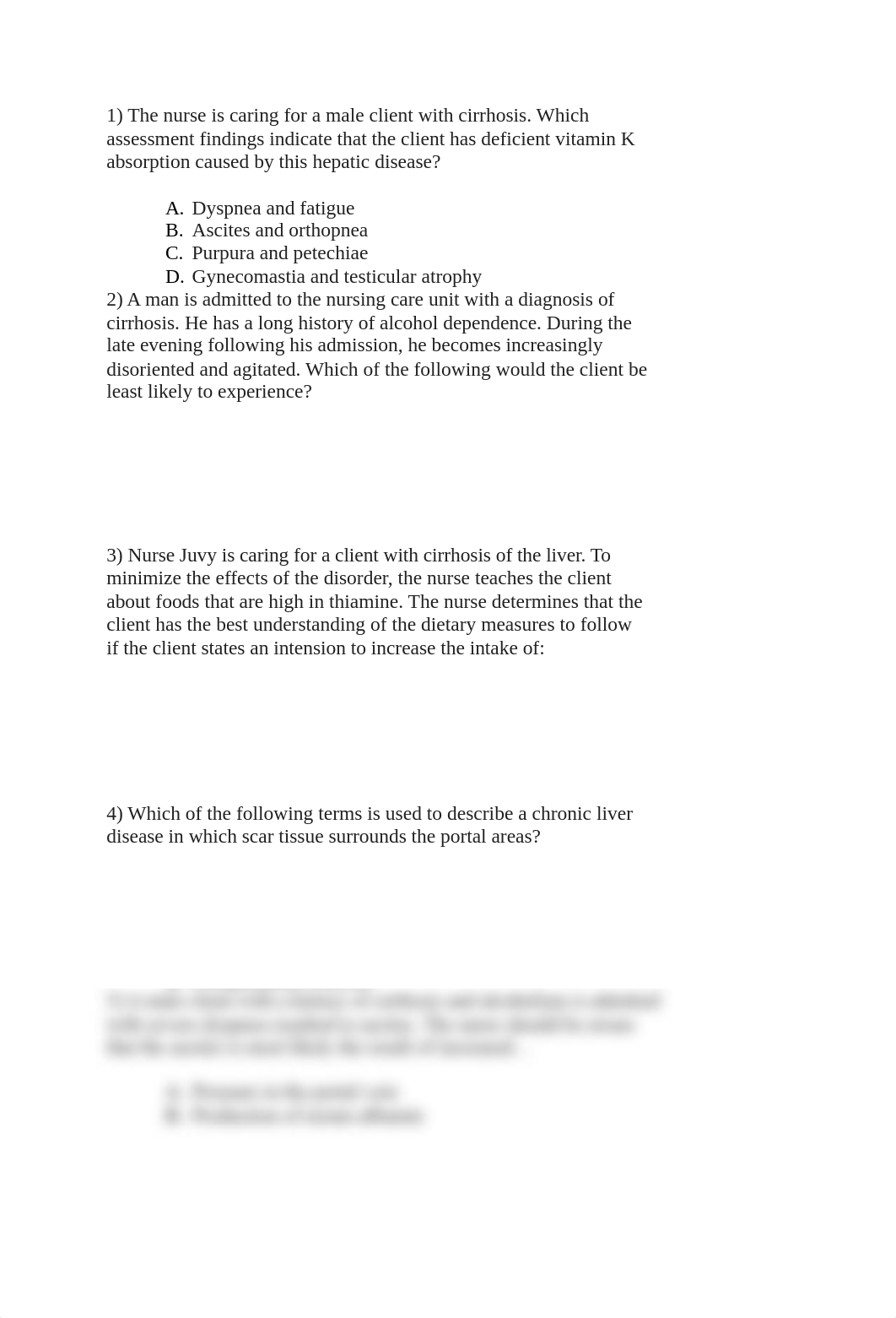 liver cirrhosis nclex questions.docx_d85v9l4y8e5_page1